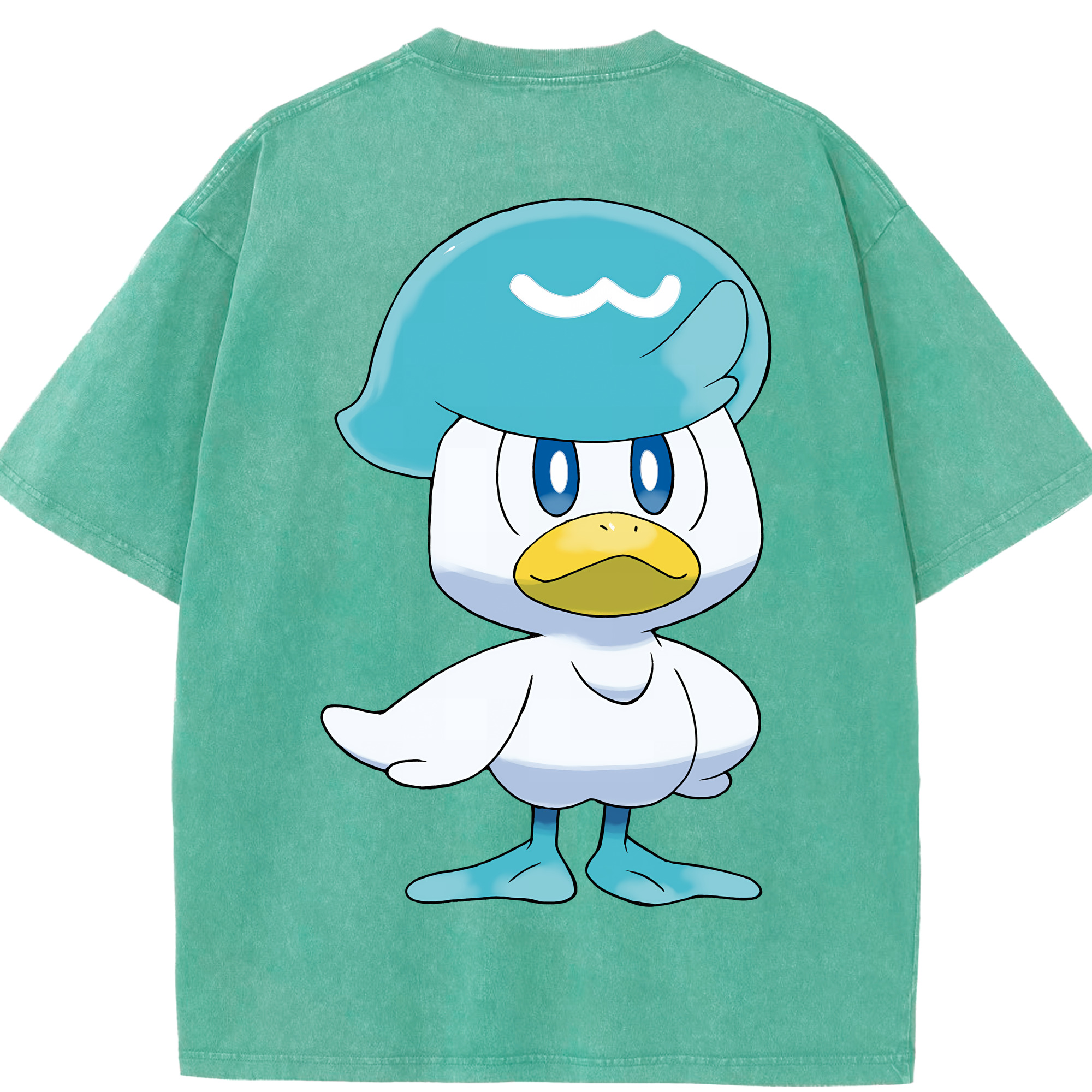 （画像用） ポケットモンスター Pokémon 綿100% ヴィンテージ風 半袖Tシャツ（背面プリント）